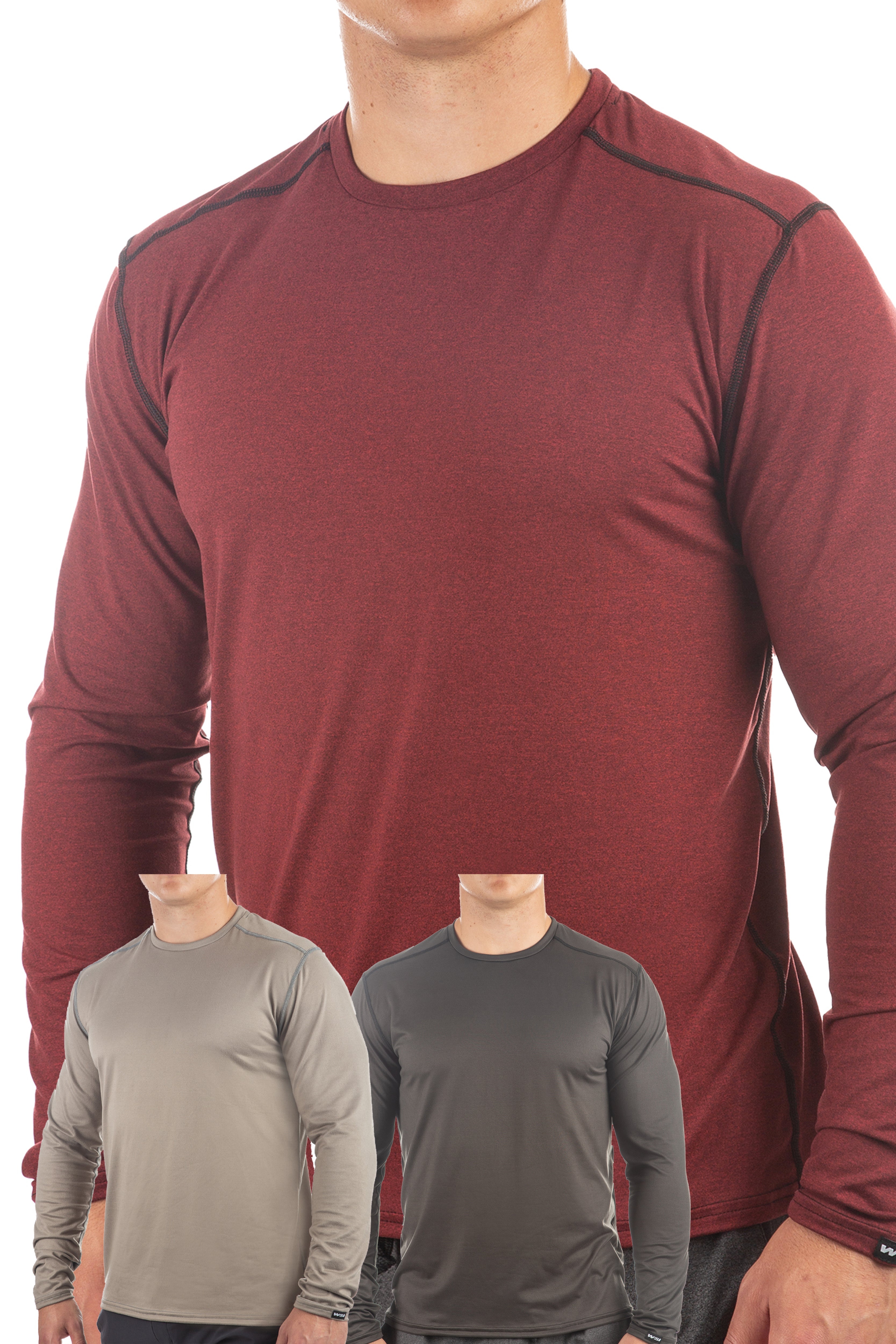 3-Pack Men's Essential SoftTECH™ Long Sleeve