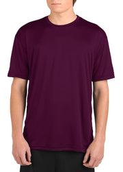 Microtech™ Loose Fit Short Sleeve Shirt Men's Performance Gear WSI Sports S MAROON 