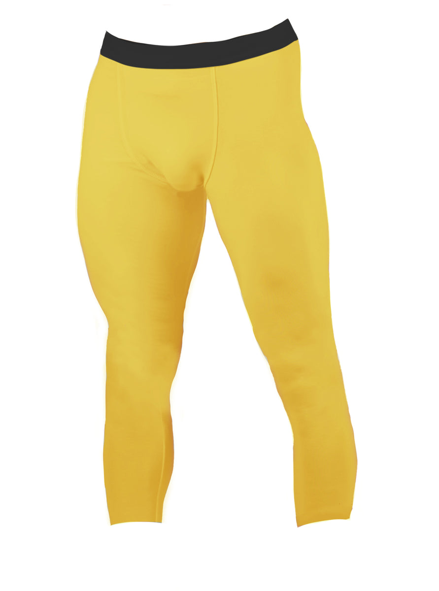 Men's Spandex Compression Tight 3/4 Quarter Length WSI Sportswear