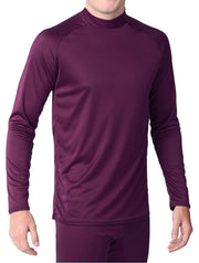 Microtech™ Form Fitted Long Sleeve Shirt Men's Performance Gear WSI Sports S MAROON 
