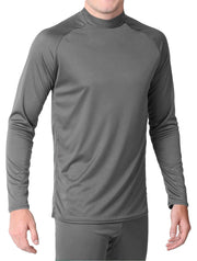 Youth - Microtech™ Form Fitted Long Sleeve Shirt Men's Performance Gear WSI Sports YM SILVER 