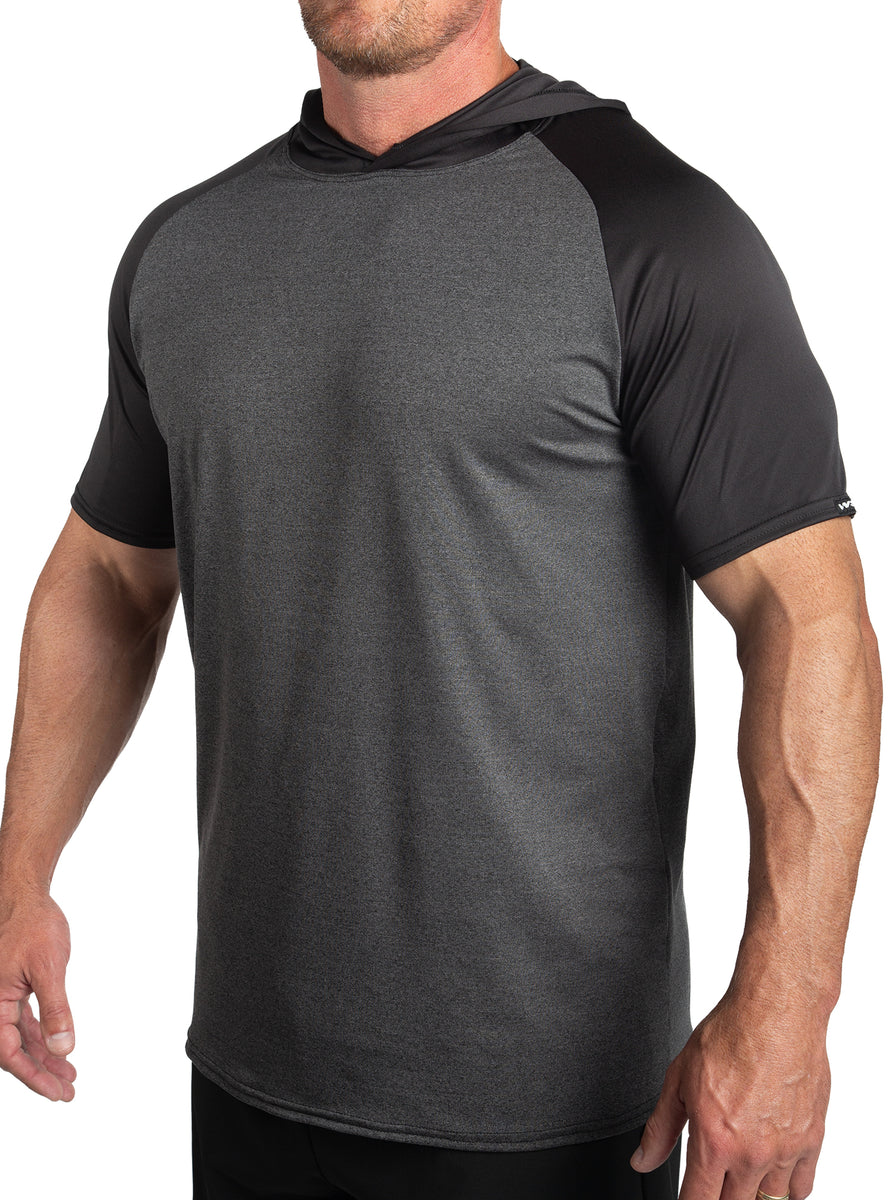 2-Tone Short Sleeve SoftTECH™ Pro Hoodie – WSI Sportswear