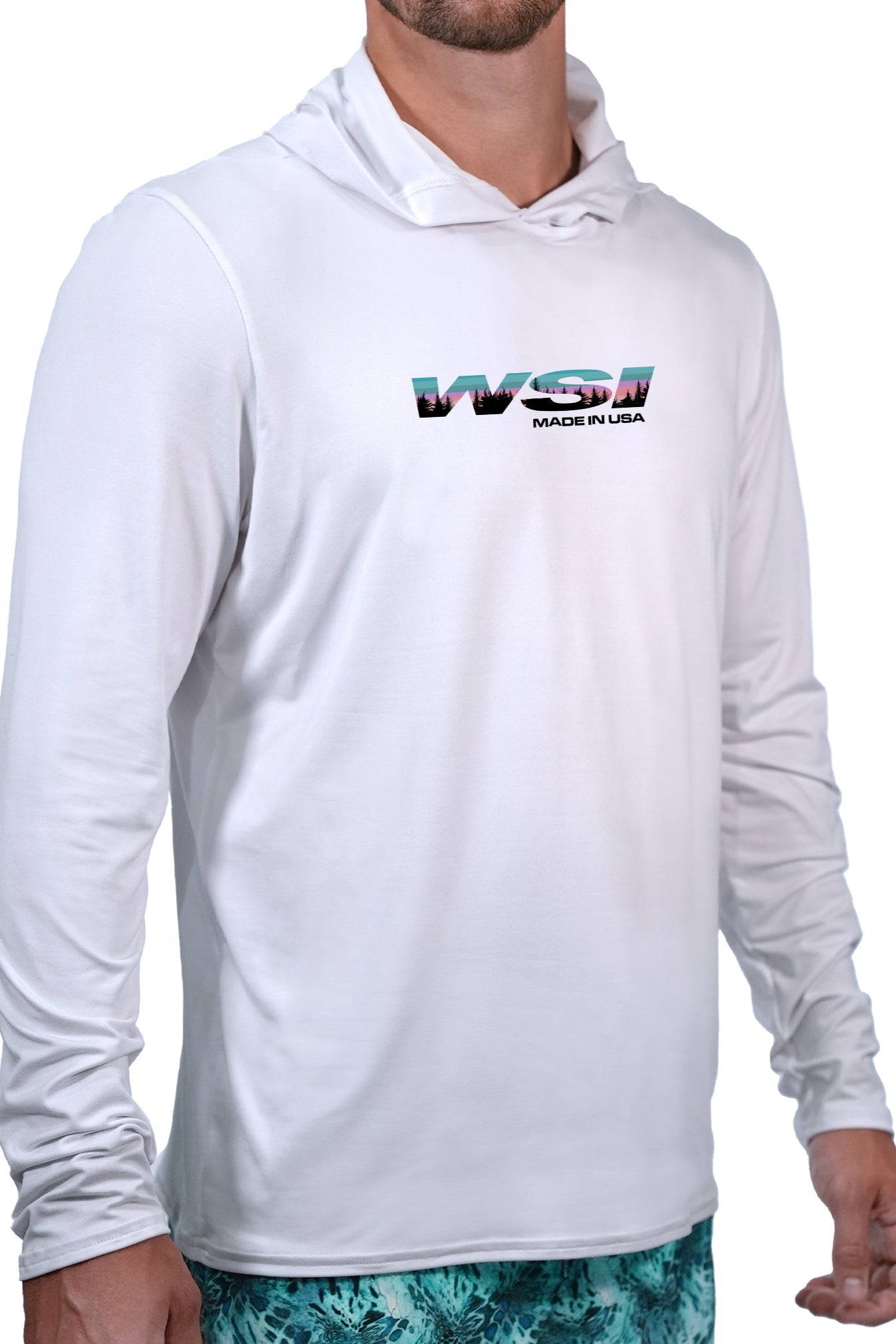 WSI Sports Softtech Hoodie White