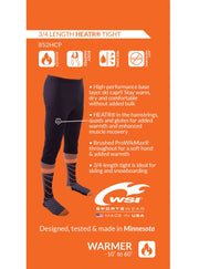 3/4 Length HEATR® Leggings Men's Performance Gear WSI Sports 