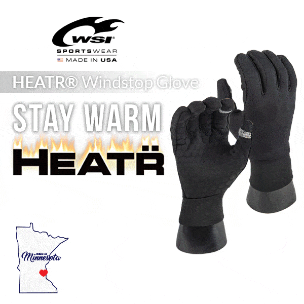 HEATR® Thermal Windstop Glove Liner WSI Sportswear