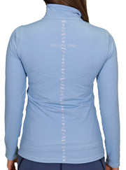 CALICIA BLUE FULL ZIP JACKET WITH POCKETS