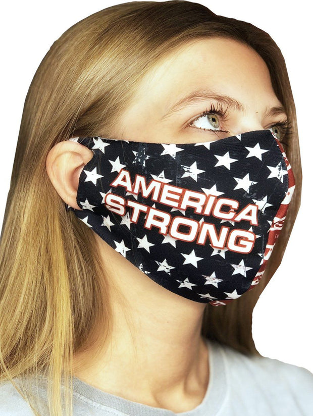Contoured Protective Mask - America Strong WSI Sportswear 