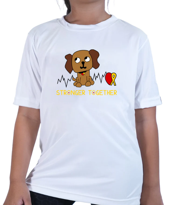 Inspired by a child with bone cancer, WSI Sports will donate proceeds from her T-shirt design to charity for pediatric cancer research