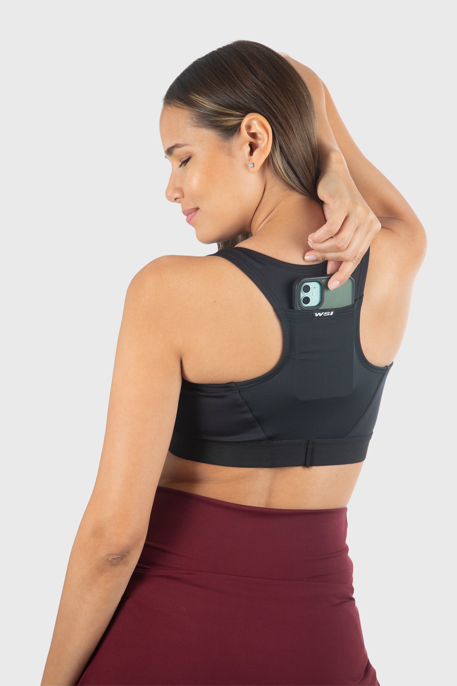 Eco Tech-Flex Pocketed Sports Bra