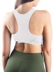 White Activloops™  2-in-1 ProWikMax™ Sports Bra