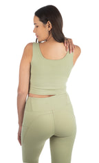 Hamptons Sage Midi Tank // Leggings Set