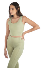 Hamptons Sage Midi Tank // Leggings Set