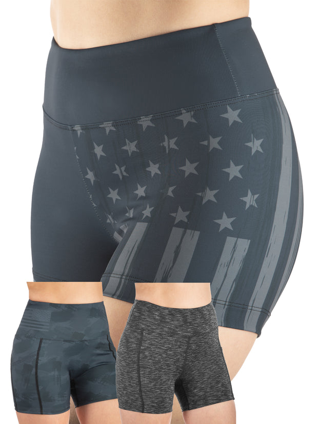 3-PACK Blackout Bundle Performance Pocketed Shorts