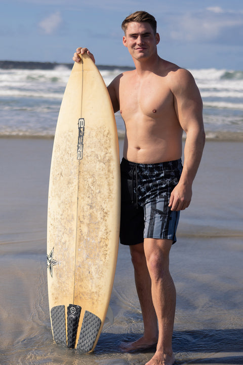 Eagle Flag Pocketed Swim Trunk