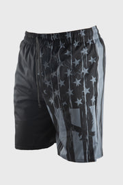 Eagle Flag Pocketed Swim Trunk
