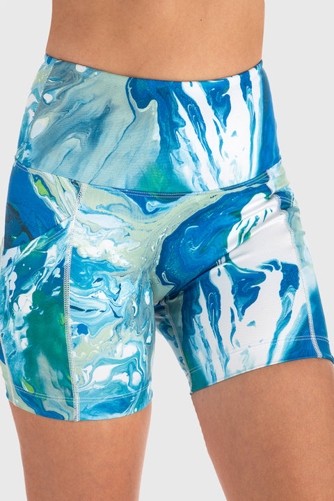 Eco-TechFlex Pocketed Short High Tide