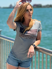 Women's SoftTECH™ Flag Cap sleeve