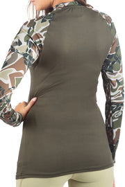 SoftTECH™ OLIVE PRYM1 OS CAMO Mesh Long Sleeve