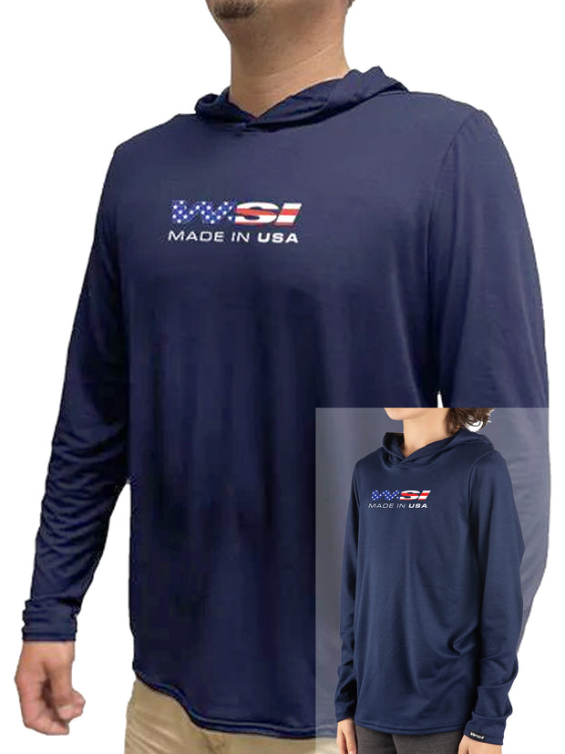 DADDY AND ME NAVY SoftTECH™ Long Sleeve Hoodie