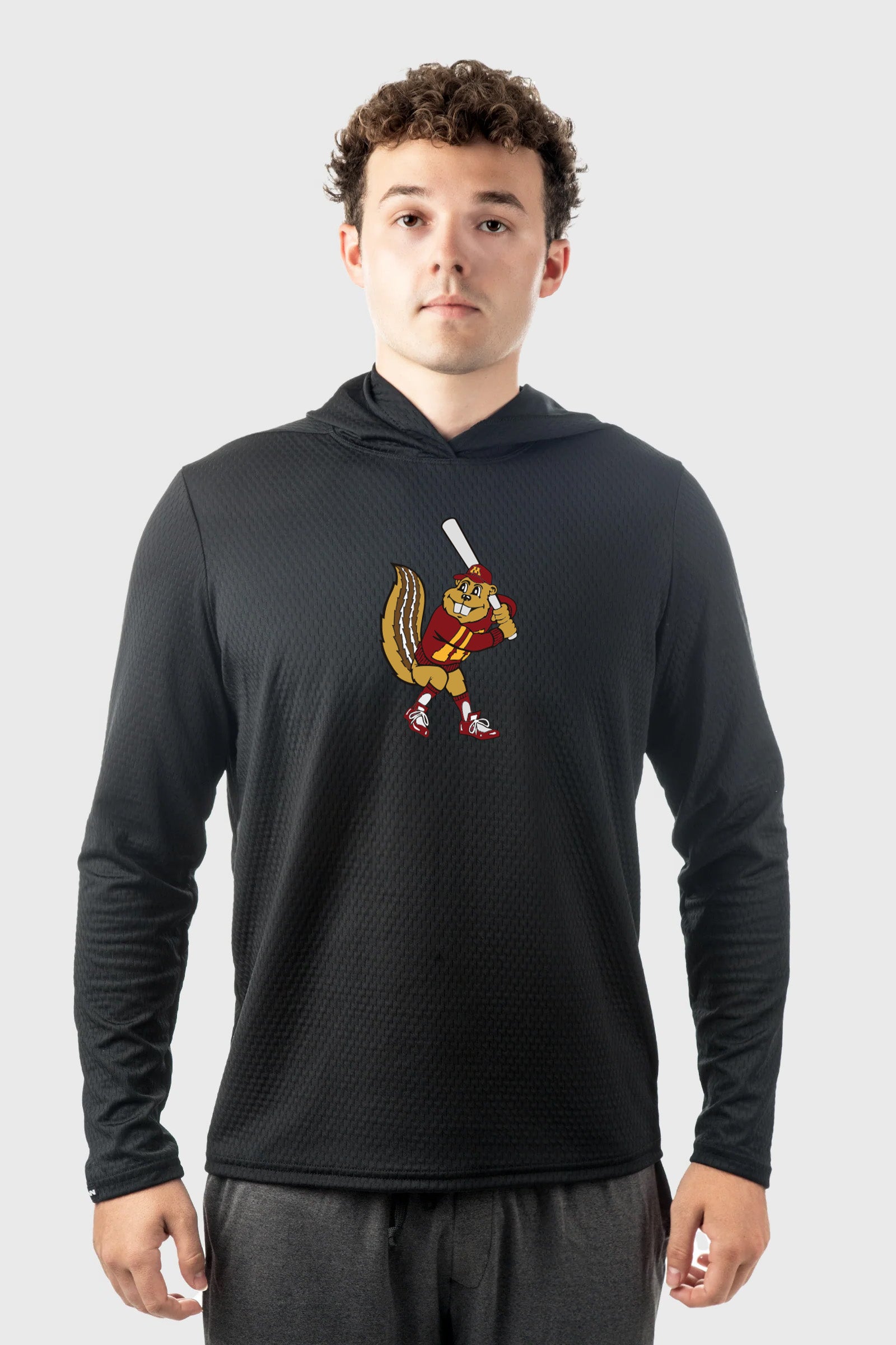 U of M Gopher Illusion Mesh Hoodie