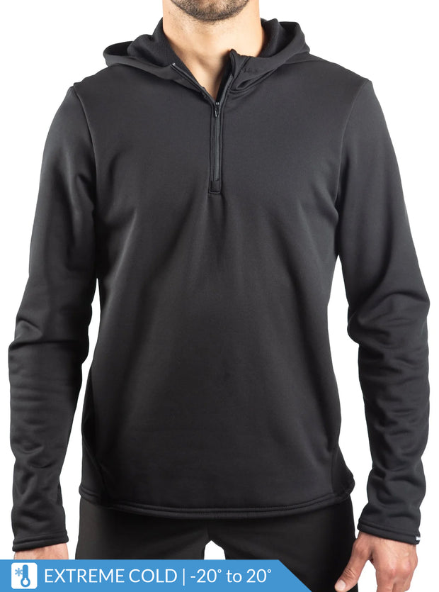 27. Thermal PolarWikMax™ Relaxed Fit 1/4 Zip Hoodie