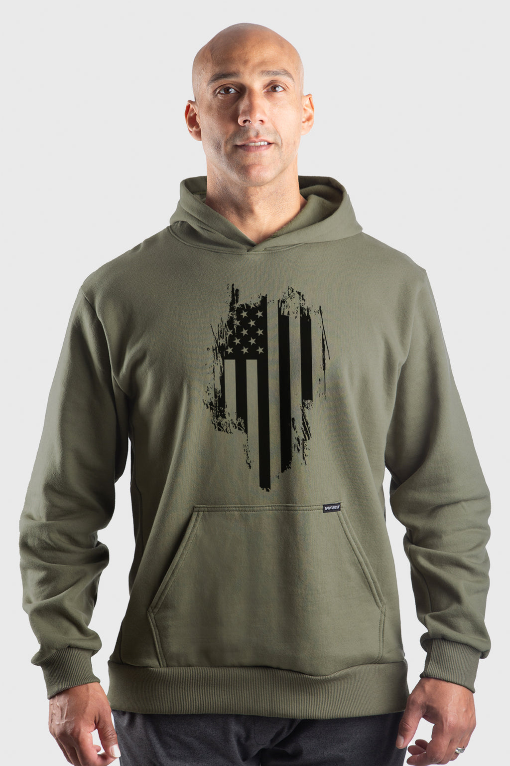 Distressed Flag Fleece Hoodie