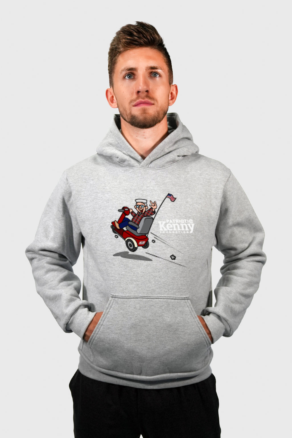 Patriotic Kenny Heavy Weight Fleece Hoodie