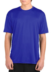 Microtech™ Youth Loose Fit Short Sleeve Shirt Men's Performance Gear WSI Sports YM ROYALBLUE 