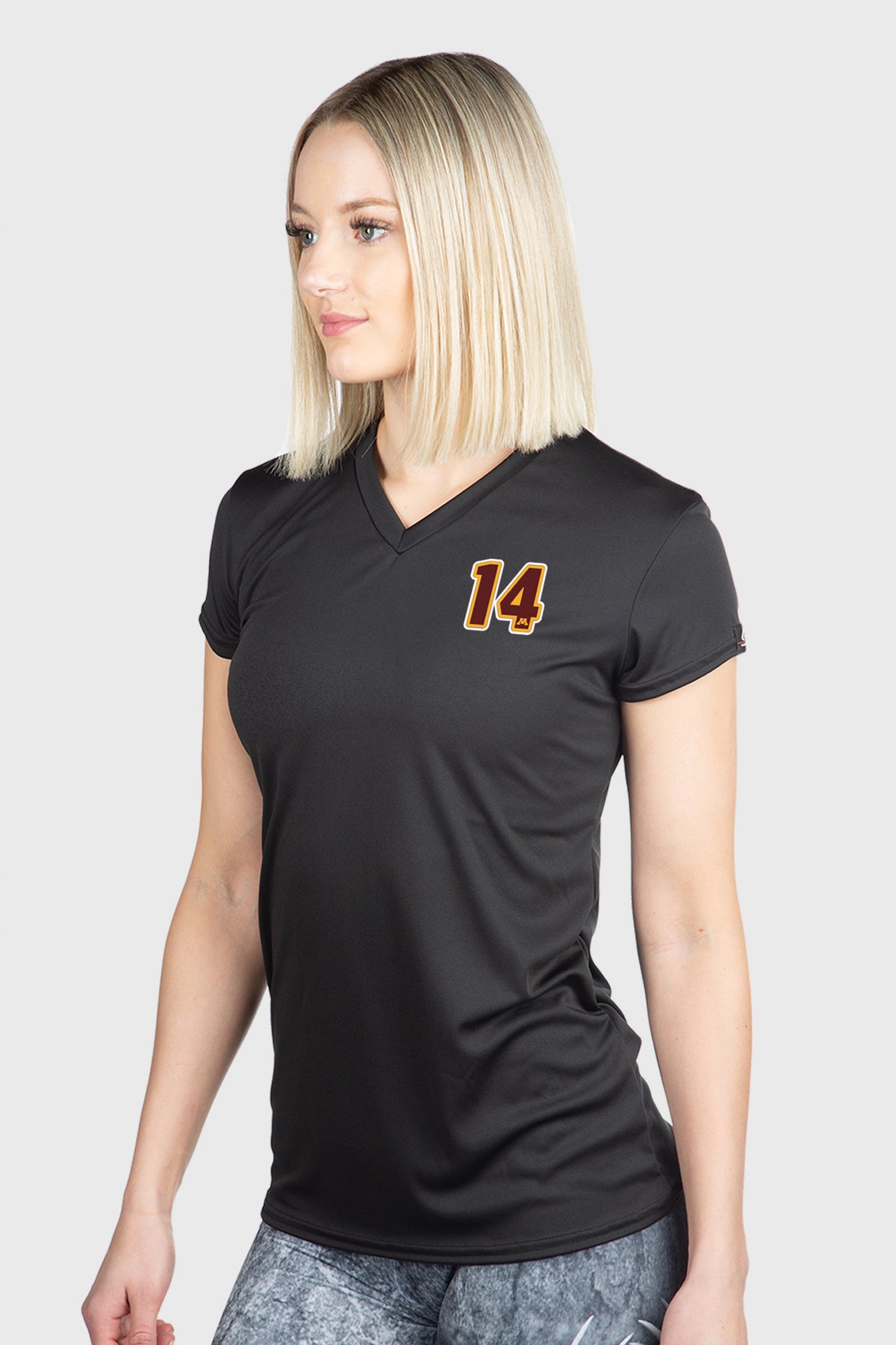 "14" Microtech™ V-Neck Tee