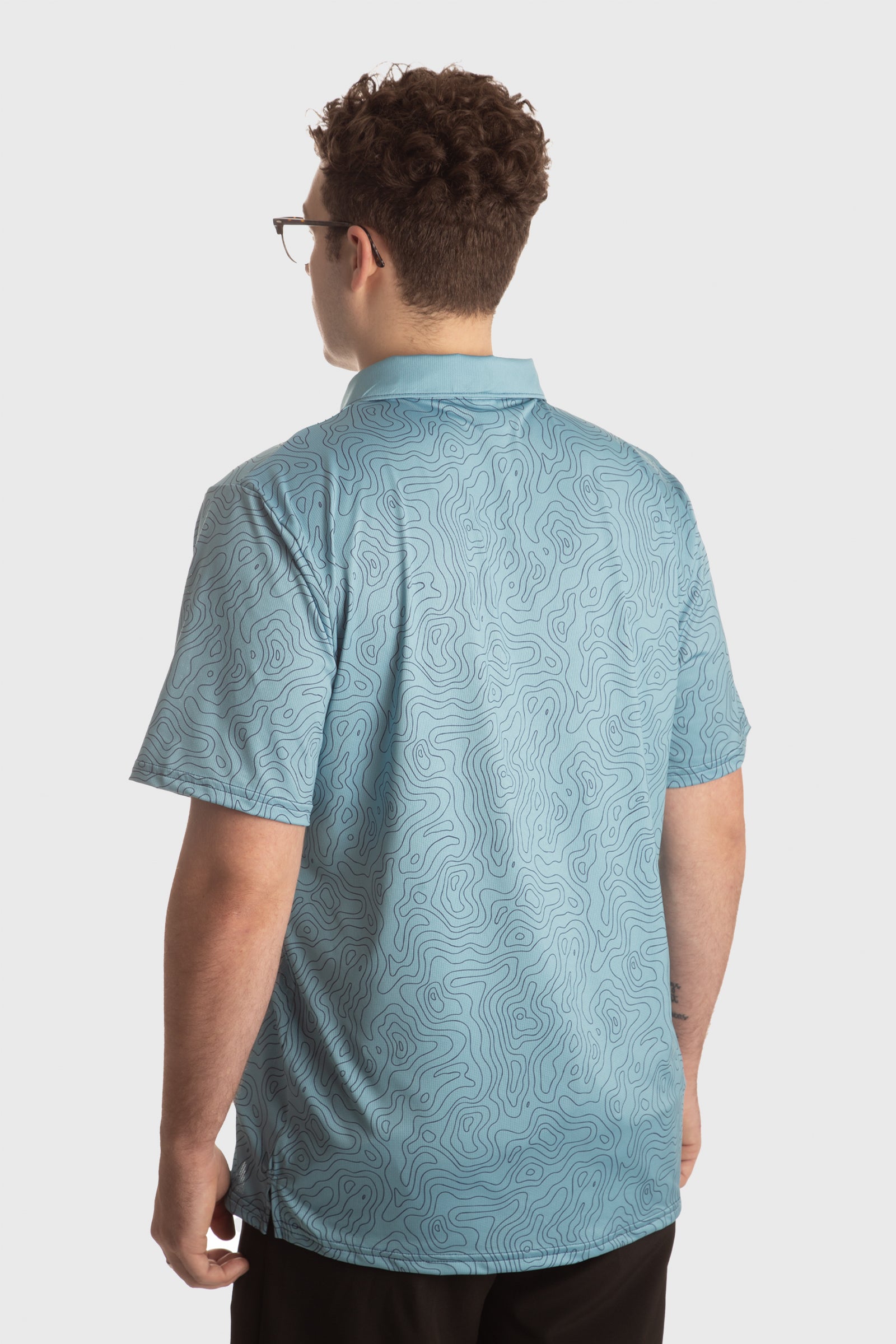 Water Depth Performance Mesh Polo