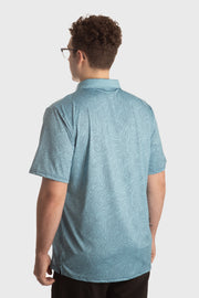 Water Depth Performance Mesh Polo