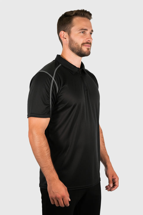 Microtech™ Loose Fit 1/4 Zip Polo Shirt