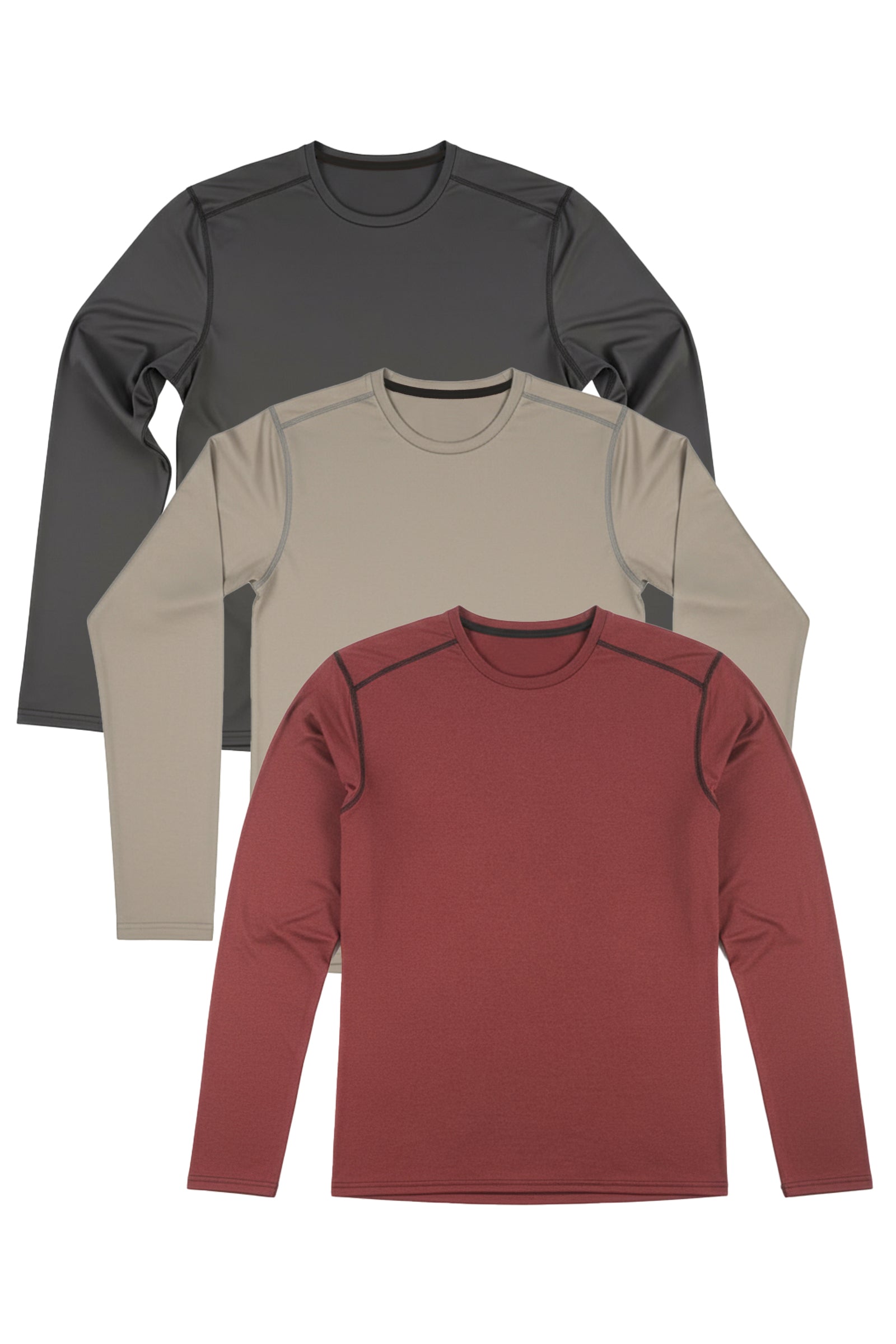 3-Pack Men's Essential SoftTECH™ Long Sleeve