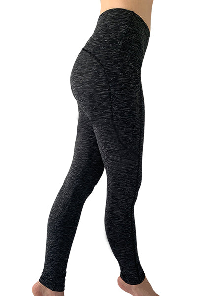 Tri-Heather Pocketed Legging (No Inseam) | WSI Sports – WSI Sportswear