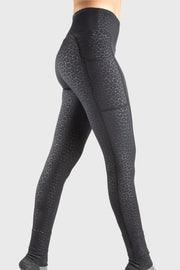 Nala Leopard Wide Waistband Pocketed Leggings