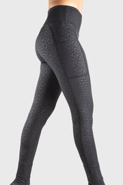 Nala Leopard Wide Waistband Pocketed Leggings