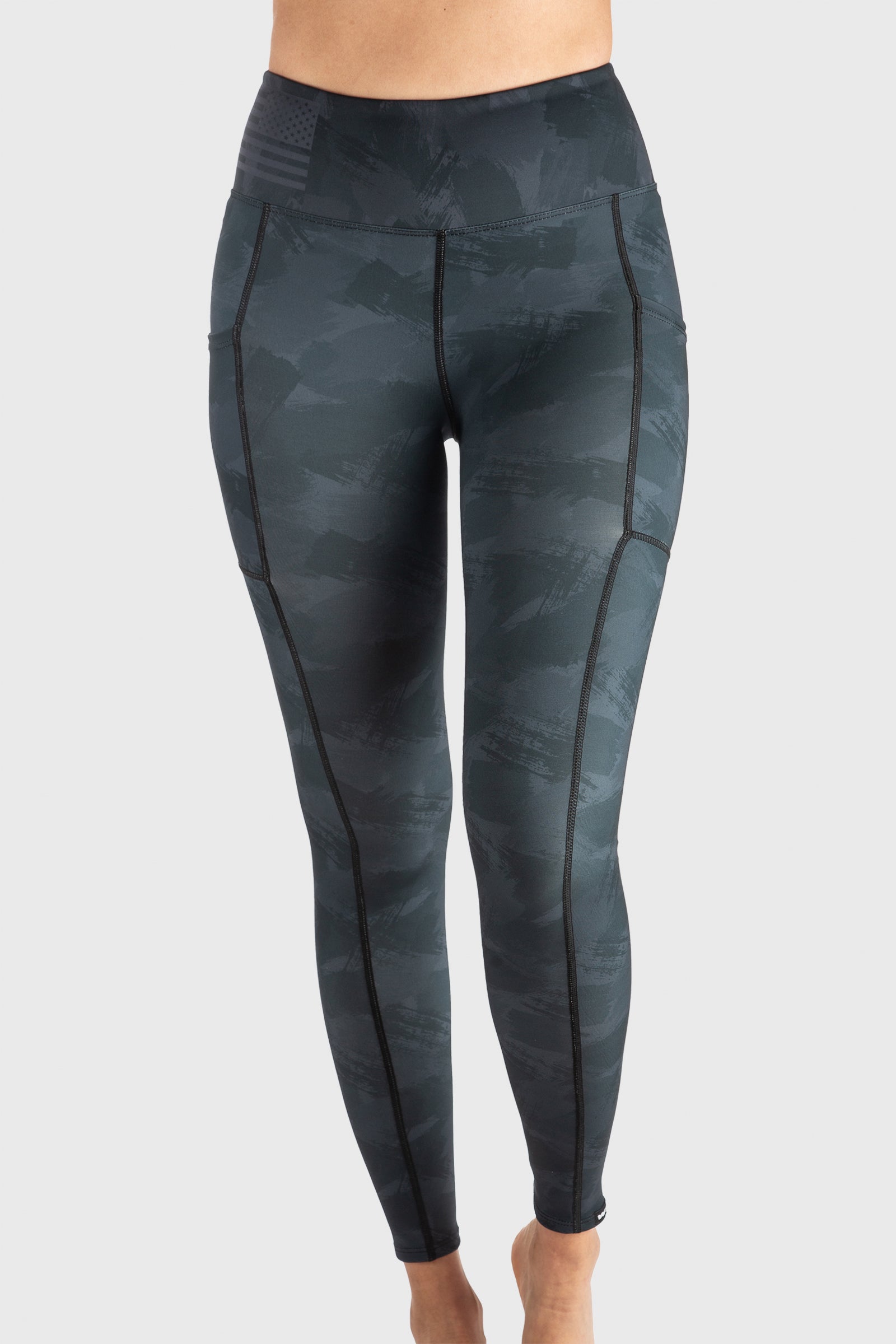 Blackout Camo Pocketed Legging