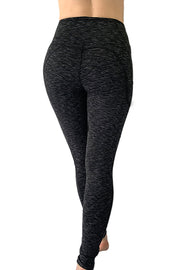 Tri-Heather Pocketed Legging (No inseam)
