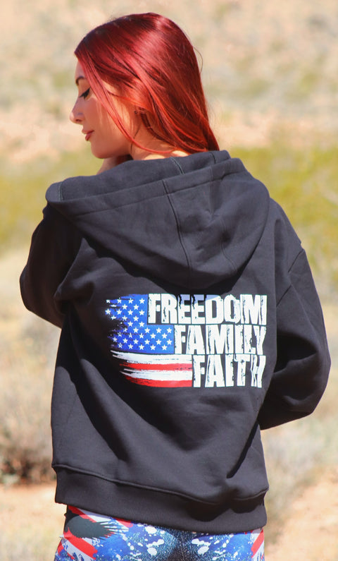 HIGHLAND FAITH FAMILY FREEDOM FULL ZIP SWEATSHIRT