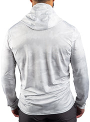 American Made Performance Mesh White Out Sun Hoodie