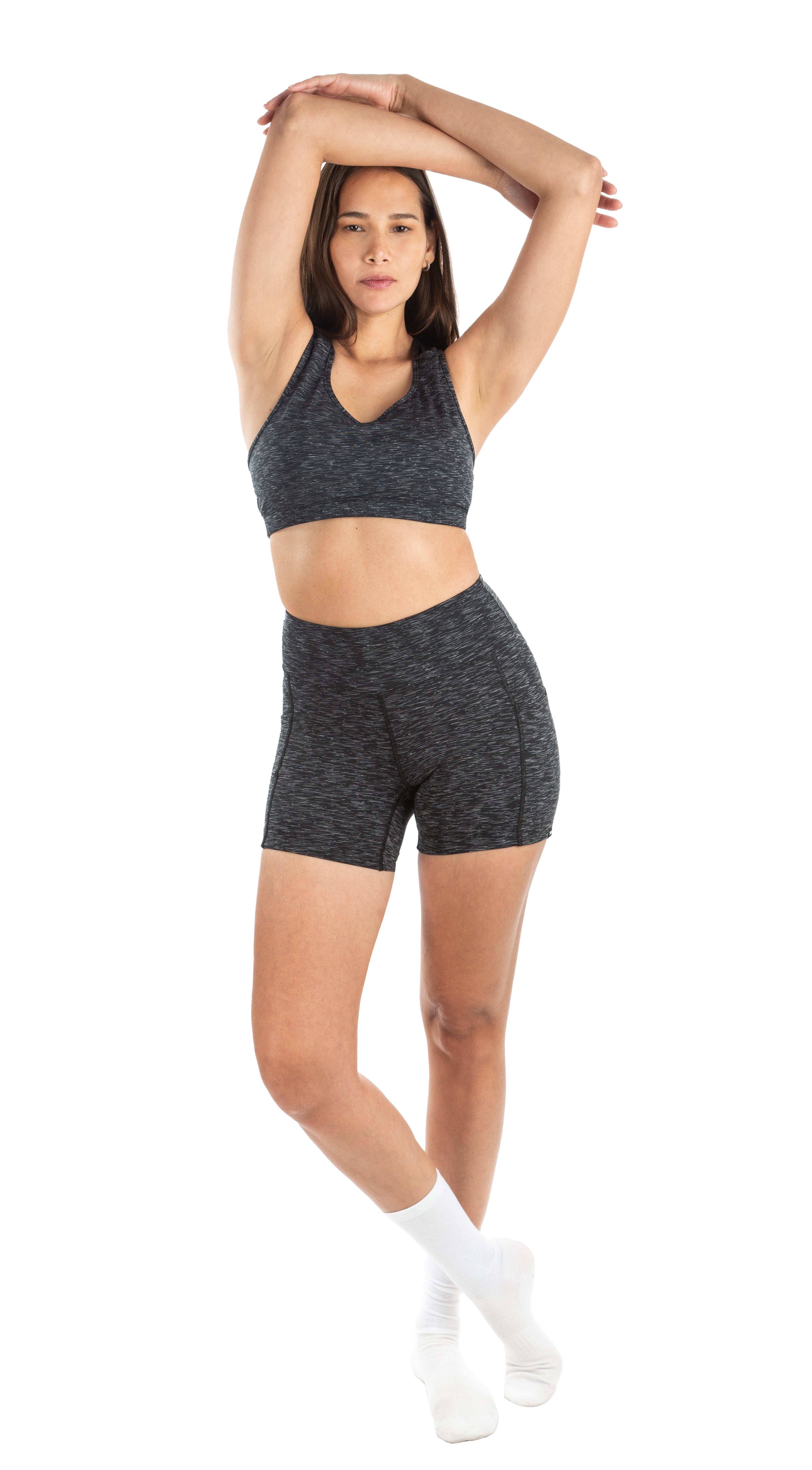 Steel Activloops Bra & Pocketed Short Set