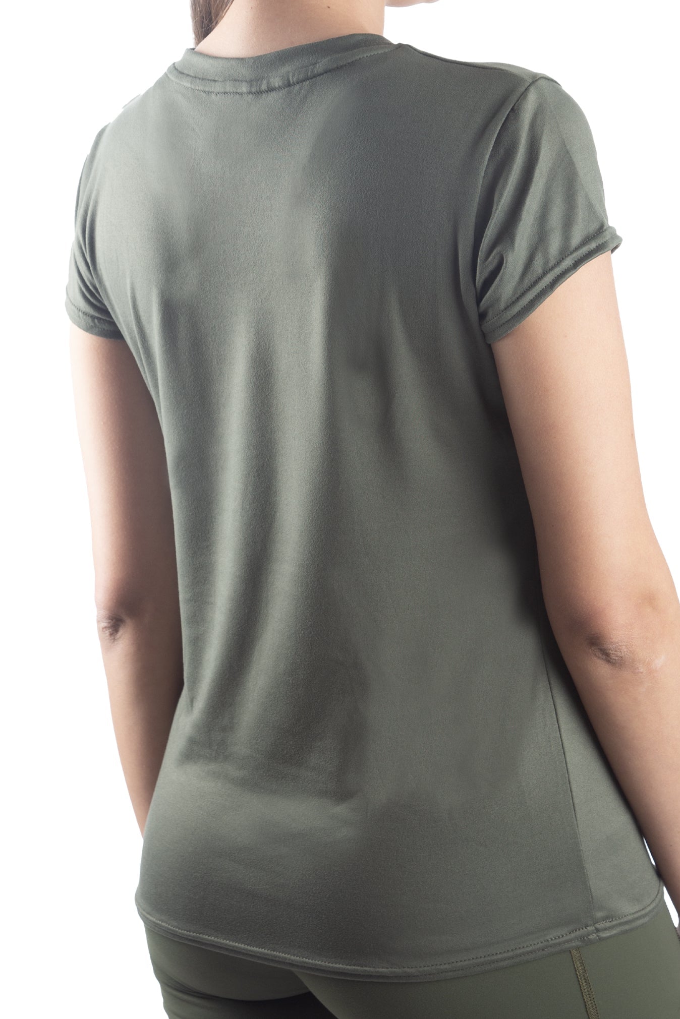 WSI Women's Olive Green T-Shirt