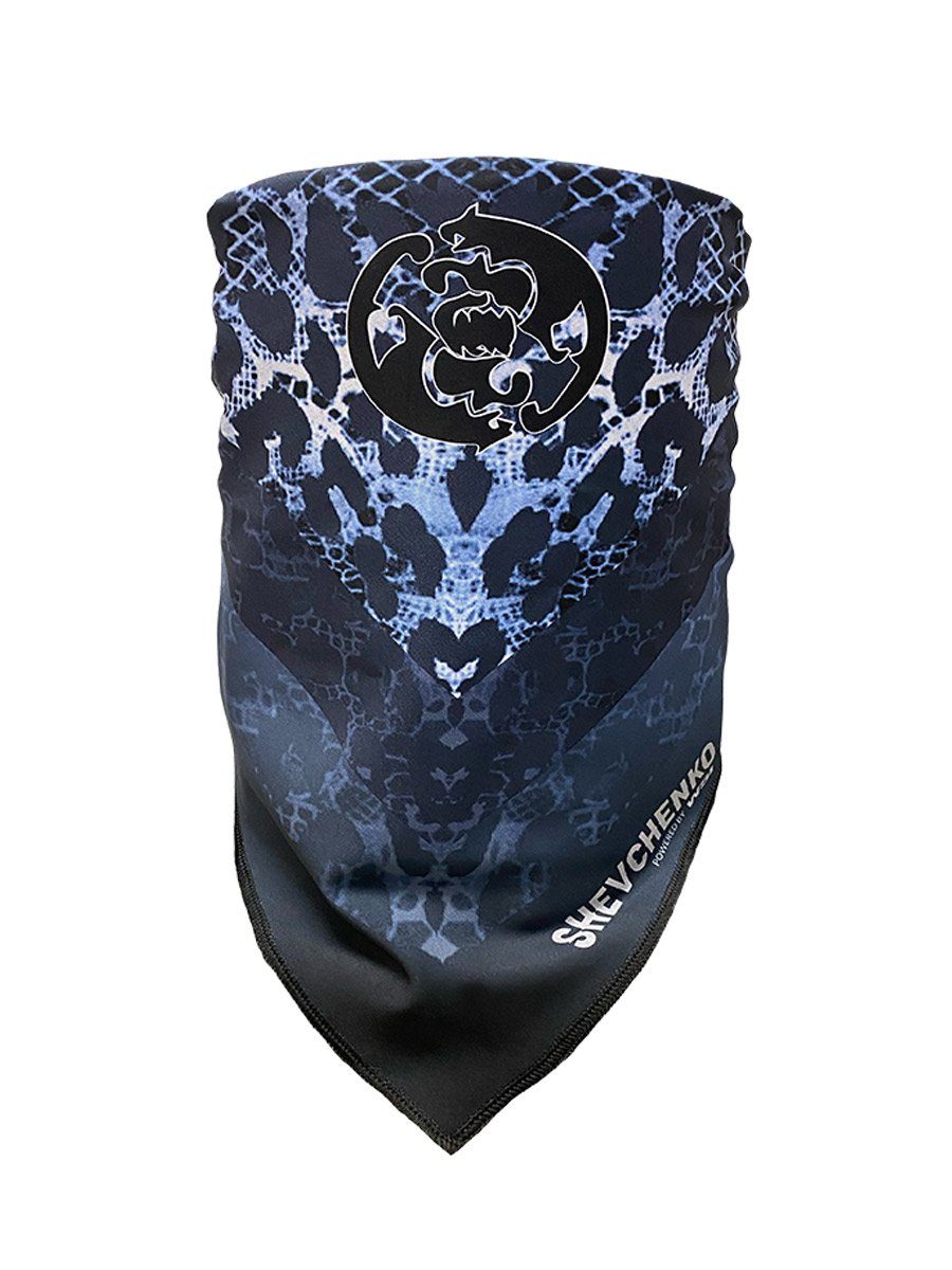 La Pantera Blue Leopard Bandana Women's Performance Gear WSI Sportswear 