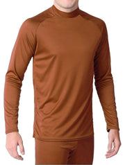 Microtech™ Form Fitted Long Sleeve Shirt Men's Performance Gear WSI Sports S BURNT ORANGE 