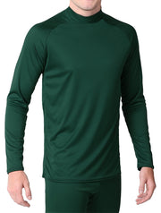 Youth - Microtech™ Form Fitted Long Sleeve Shirt Men's Performance Gear WSI Sports YM FOREST GREEN 