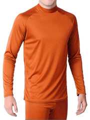 Youth - Microtech™ Form Fitted Long Sleeve Shirt Men's Performance Gear WSI Sports YM BURNT ORANGE 