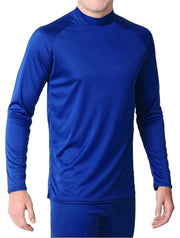 Microtech™ Form Fitted Long Sleeve Shirt - Royal Blue Men's Performance Gear WSI Sports 