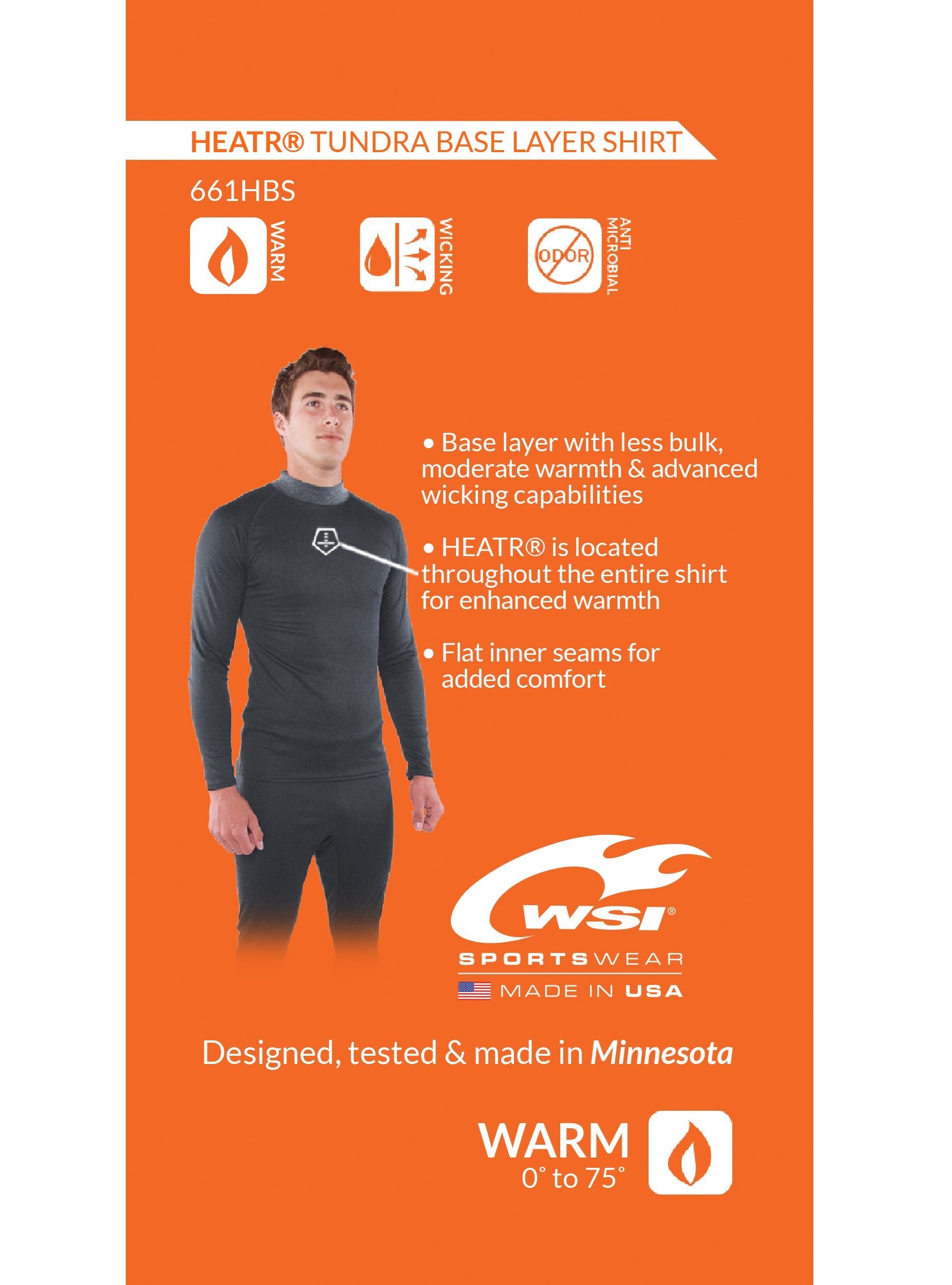 HEATR® - Tundra Long Sleeve Base Layer Long Sleeve Shirts WSI Sports 