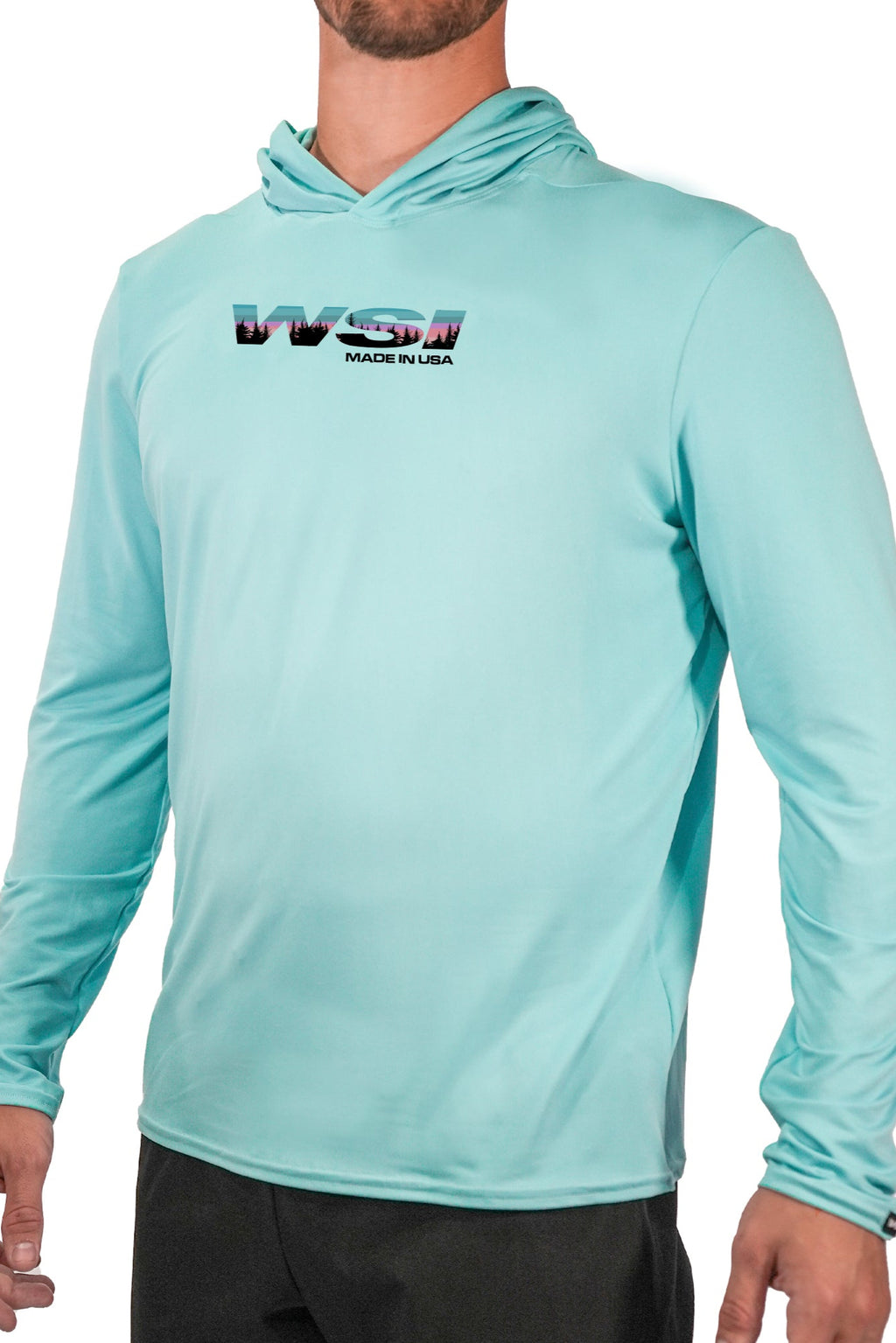WSI Sports Softtech Hoodie Aqua