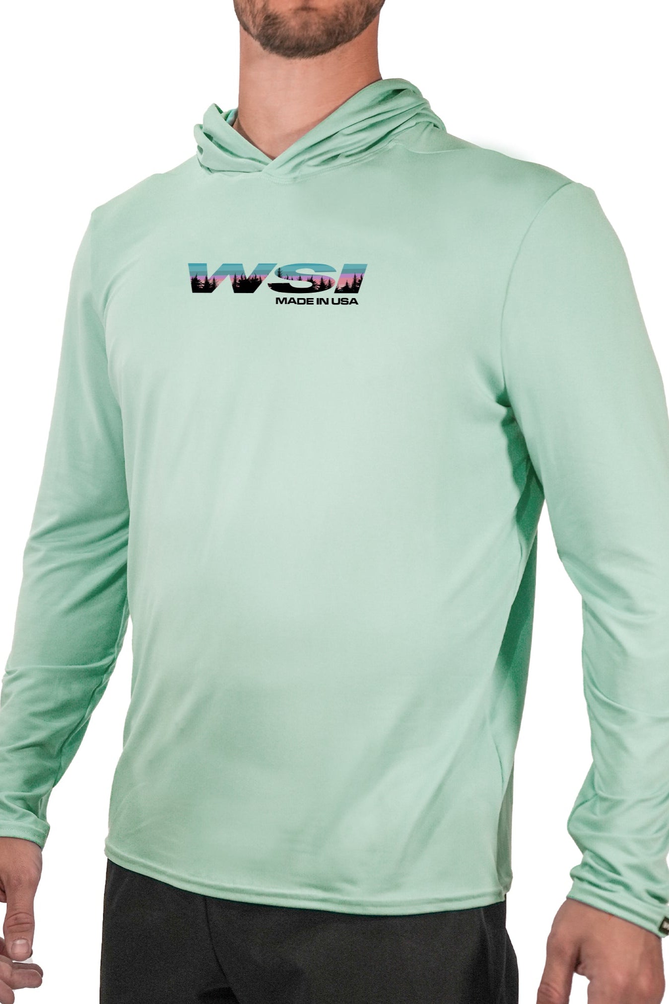 WSI Sports Softtech Hoodie Mint